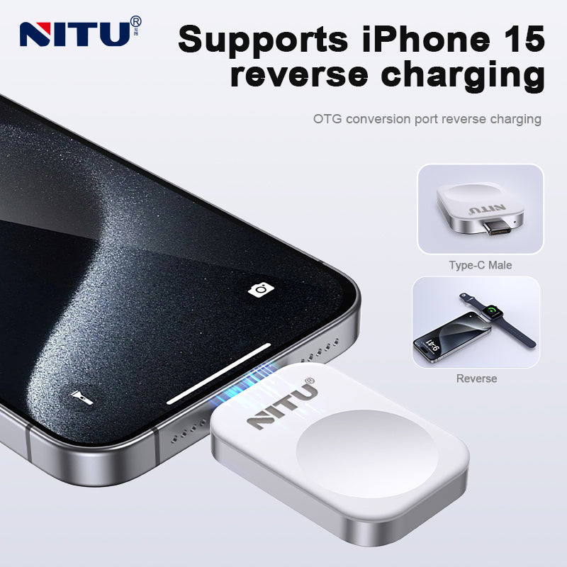 Portable wireless charger for Apple Watch