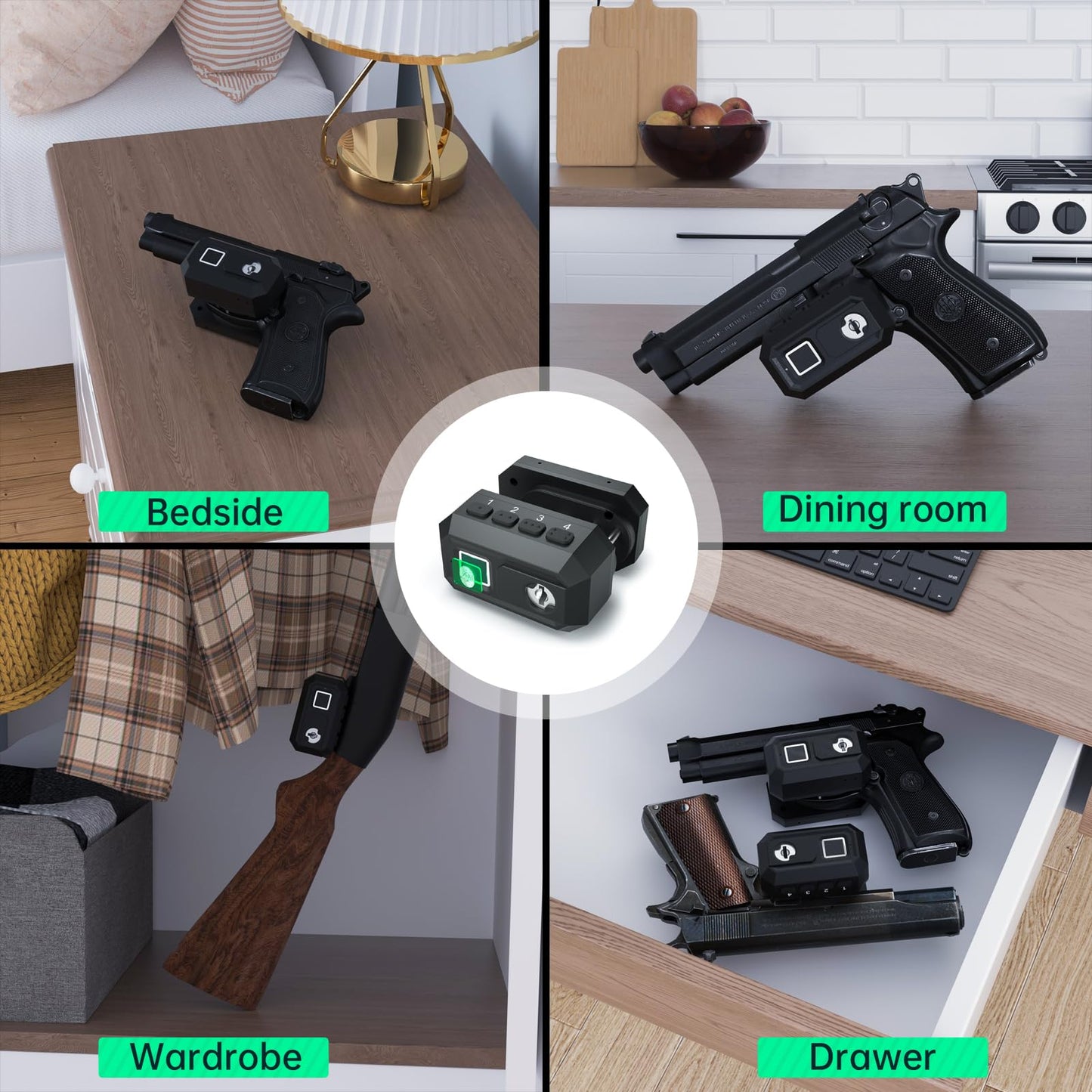 Biometric Gun safe lock