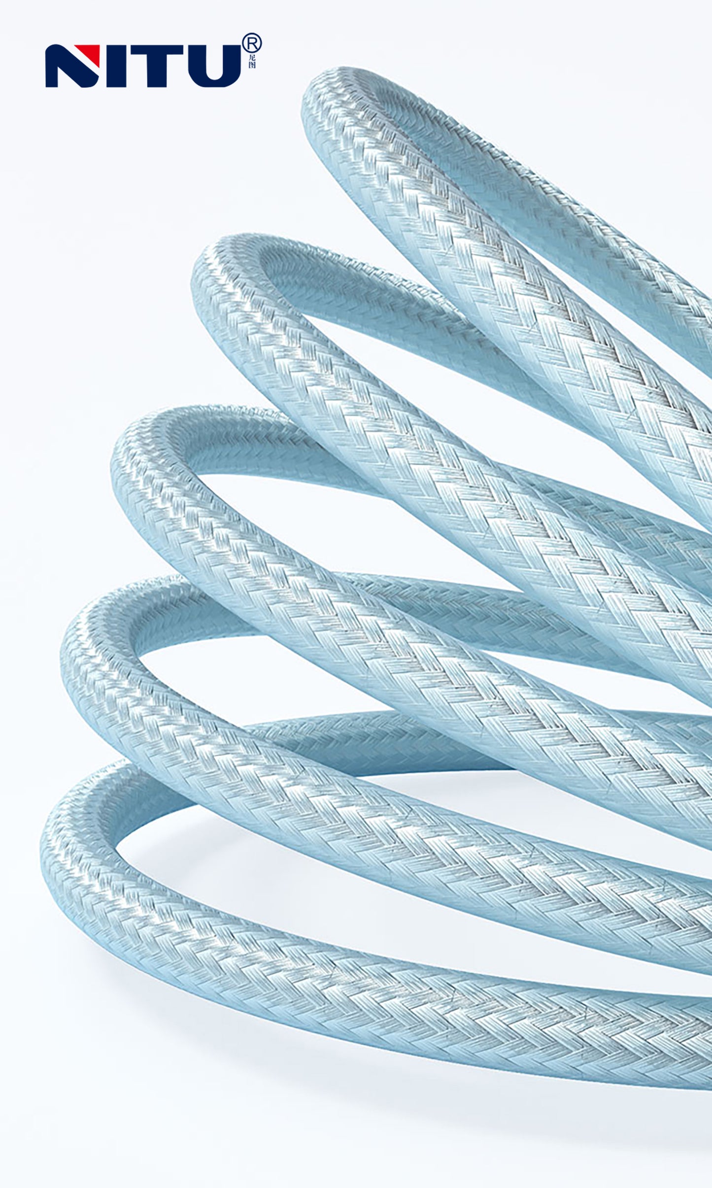 USB To Type C Cable Nylon Braided With Breathing Light