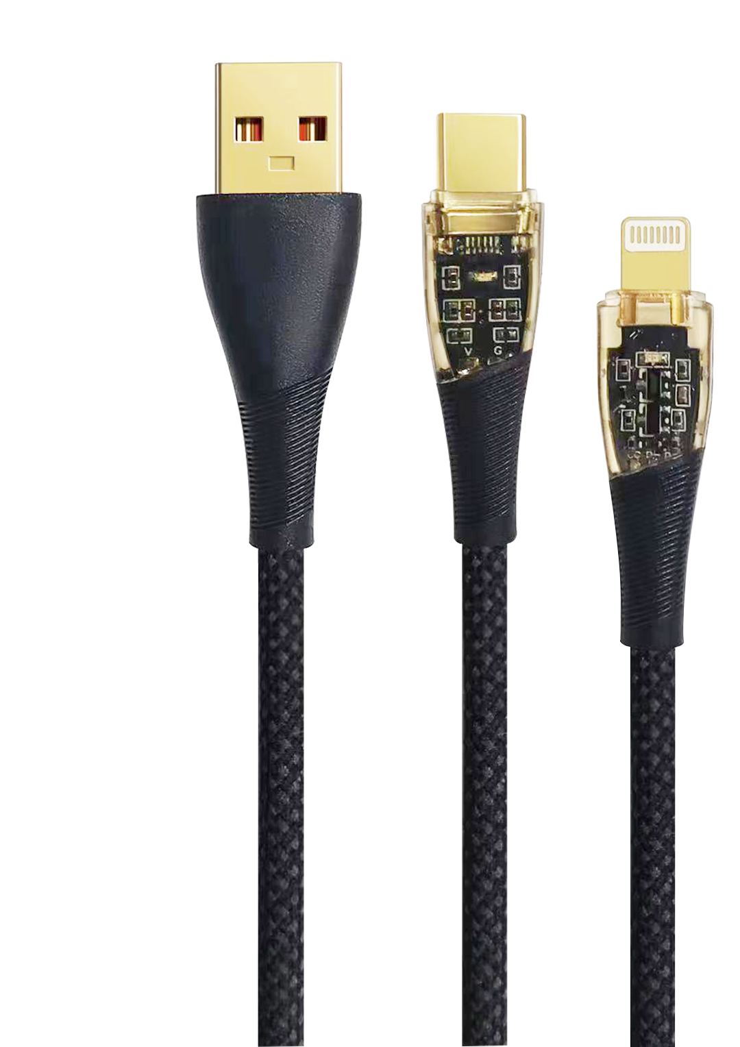 USB To Lightning Data Cable Nylon Braided 1M