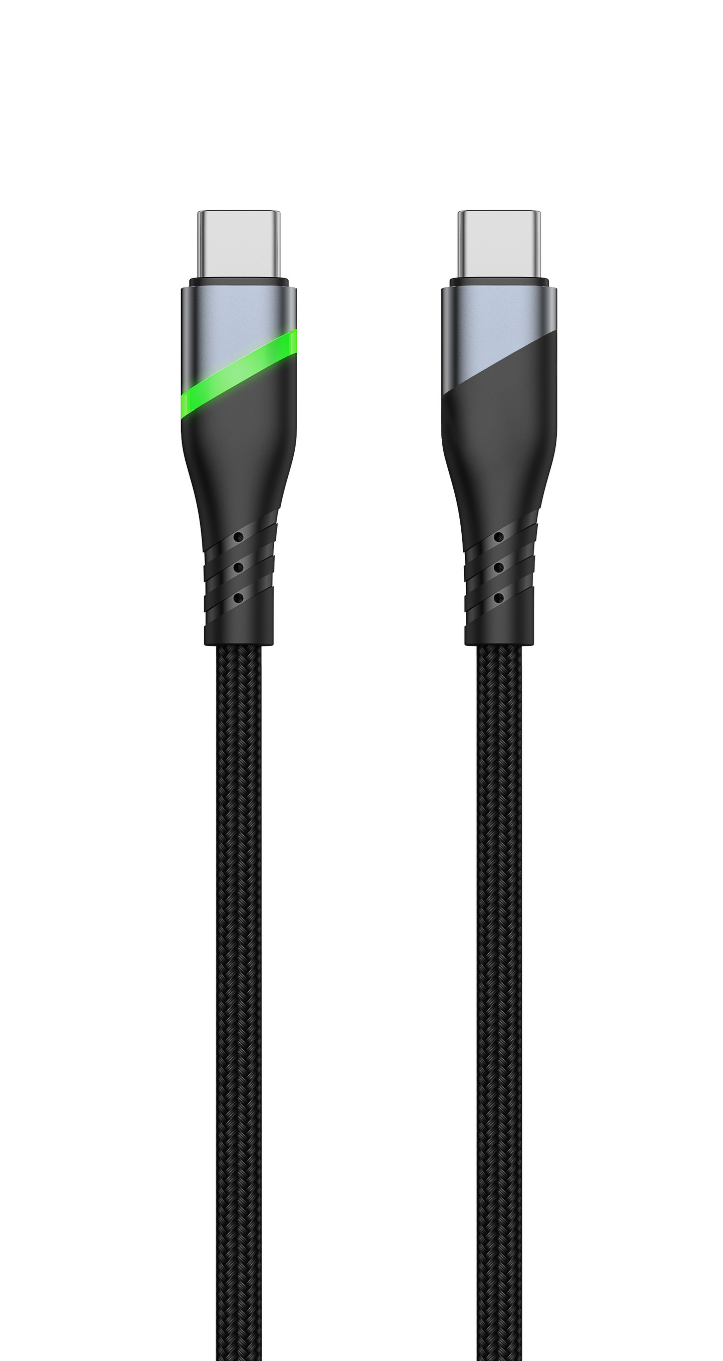 Type C To Type C 60W Fast Charging Cable With LED Light