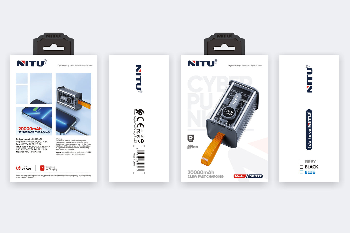 power bank, 20000mAh, 22.5W, fast charging