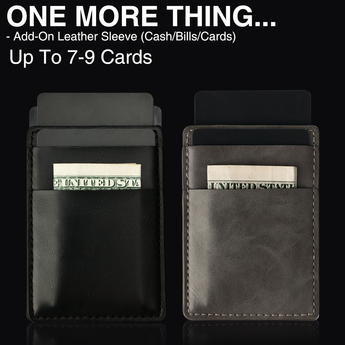 HiYouth Wallet Thumb Swipe Pop Up Card Wallet For Men-Black