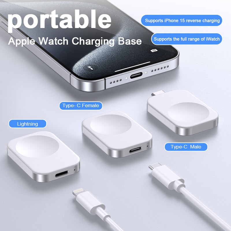 Portable wireless charger for Apple Watch