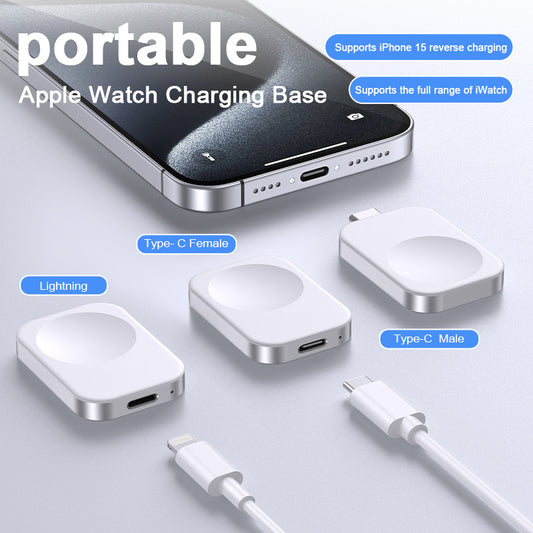 Portable wireless charger for Apple Watch