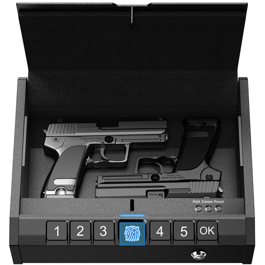 Biometric Gun Safe For Pistols,Rifles,Finger Print Access