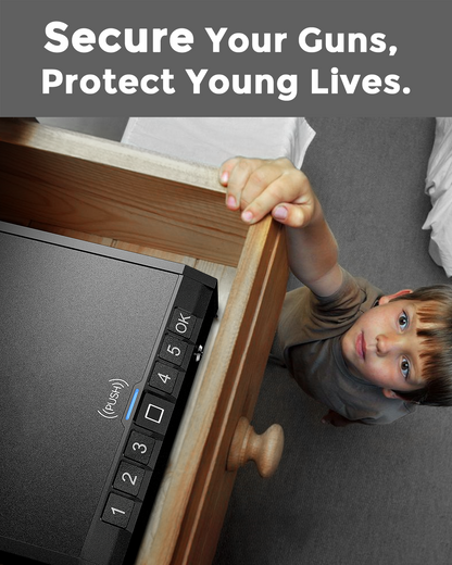 Biometric Gun Safe For Pistols,Rifles,Finger Print Access