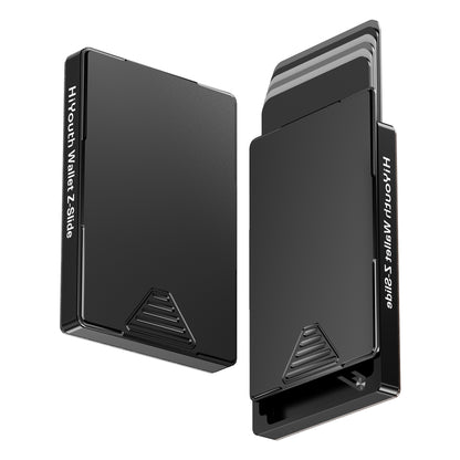 HiYouth Wallet Thumb Swipe Pop Up Card Wallet For Men-Black