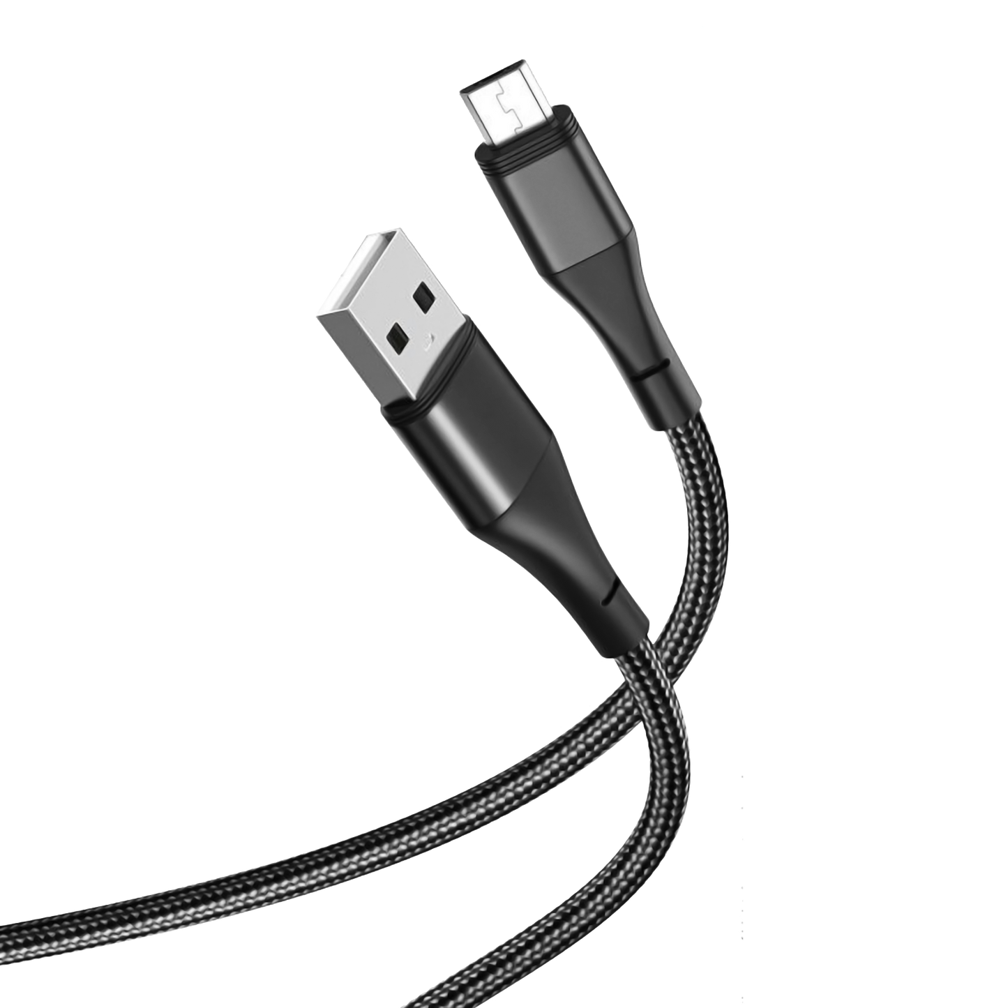 USB A To Micro USB Cable 1.2Meter Braided 2.4A output