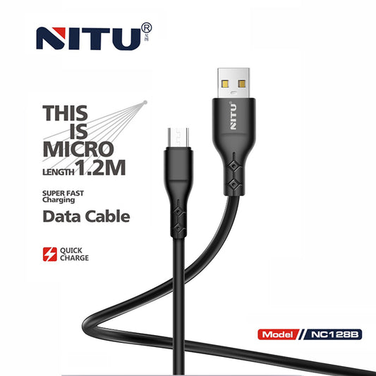 USB To Micro USB Data Cable Fast Charging 1.2 Meter