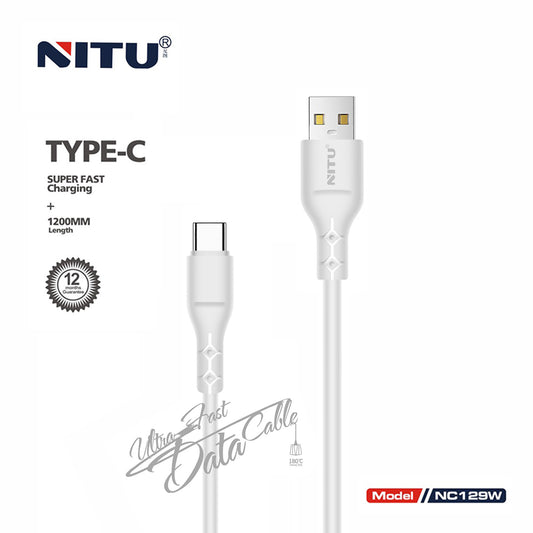 USB To Type C Data Cable 1.2meter