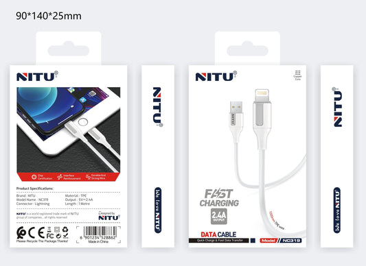 USB To Lightning Data Cable 1m