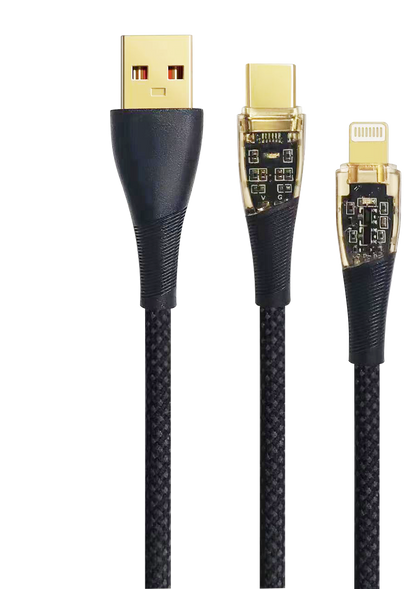 USB To Lightning Data Cable Nylon Braided 1M