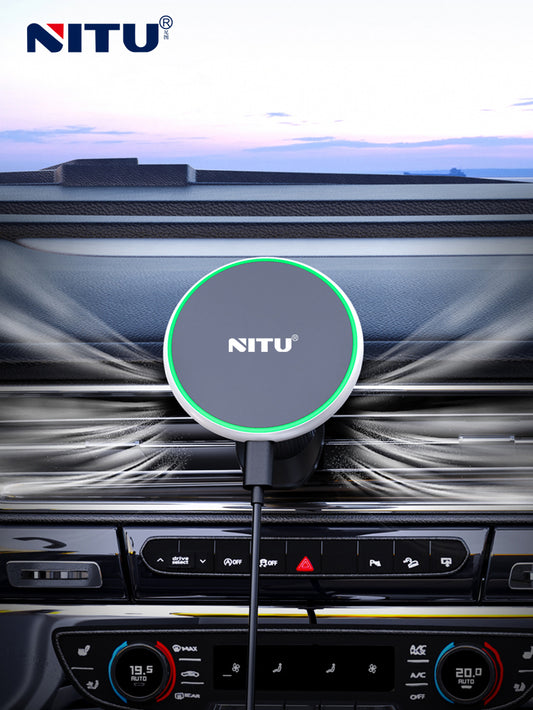 Car-vent Phone Holder Strong Magnetic Attraction 15W Wireless Charging
