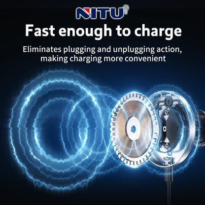 Car-vent Phone Holder Strong Magnetic Attraction 15W Wireless Charging With RGB Light