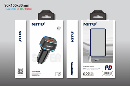 Car Charger PD+QC3.0 Fast Charging