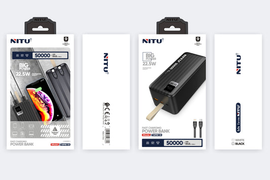 Power bank, fast charging, 22.5W, 50000mAh
