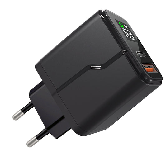 Charger Adapter EU/UK/US Plug PD+QC3.0,With/without cable,Digital display
