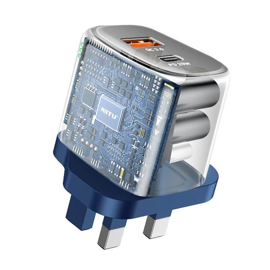 Charger Adapter UK Plug PD 20W+QC18W